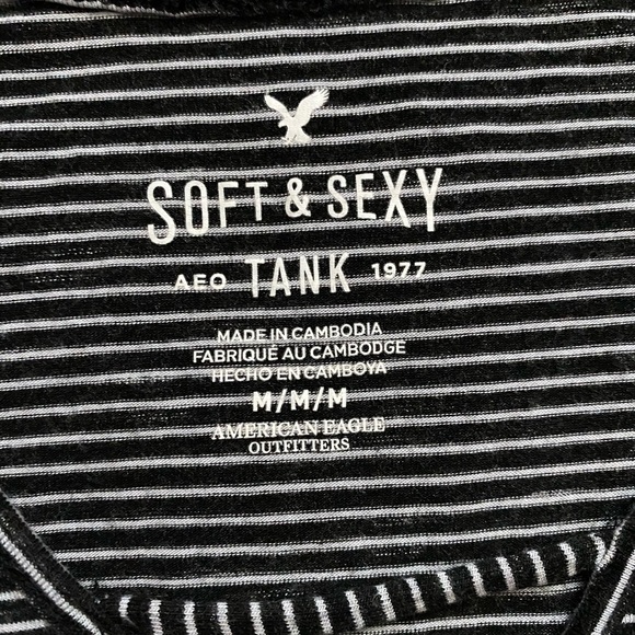 American Eagle Soft & Sexy Striped Tank - Picture 2 of 2